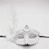 Party Masks Venice Adult Masquerade Princess Mask Female Half Face Sexy Side Flower Ostrich Fluff Masks Festival Event Supplies