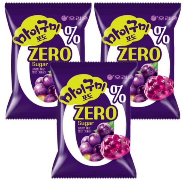 [Orion] Mygummy Grape Zero Sugar 3 packs