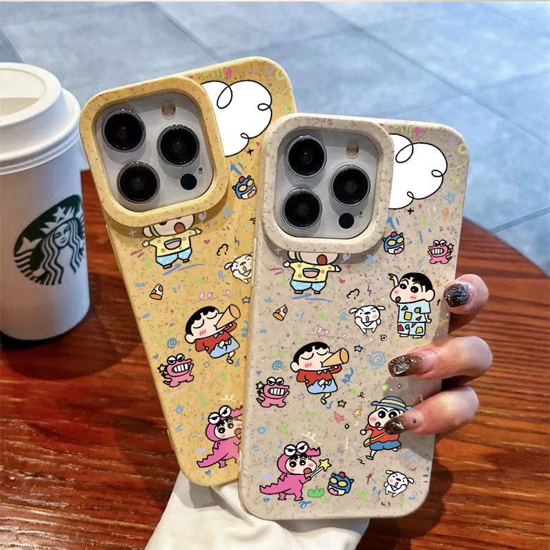 Mischievous Shin-chan Apple Case for iPhone 17/14 Pro Max/15/13: Cute Japan & Korea Cartoon Design