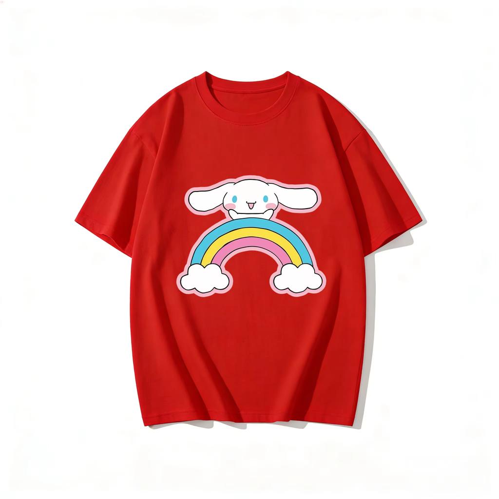 2026 Cinnamoroll Tee soft cotton short sleeve crew neck cute print lightweight summer top for Women daily casual wear