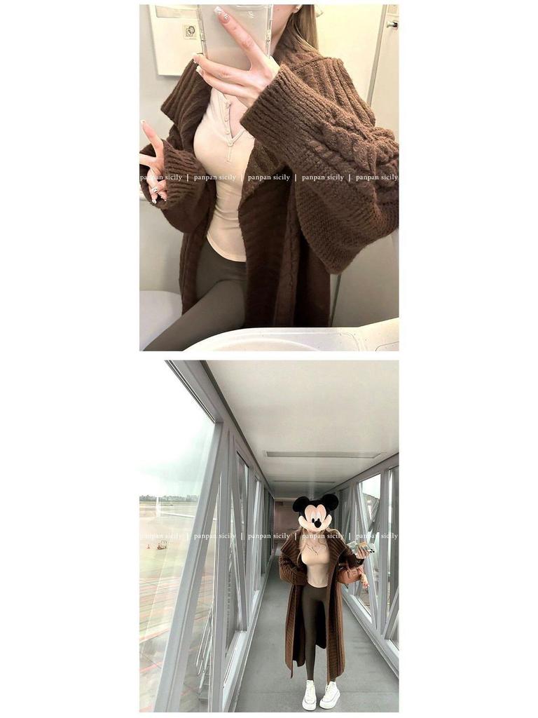 Women's Spicy V-neck Long Sleeve Slim-fit Top - Autumn Button-up T-shirt