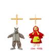 Educational Big Bad Wolf Puppet with Movable Joints for Parent-Child Storytelling Fun