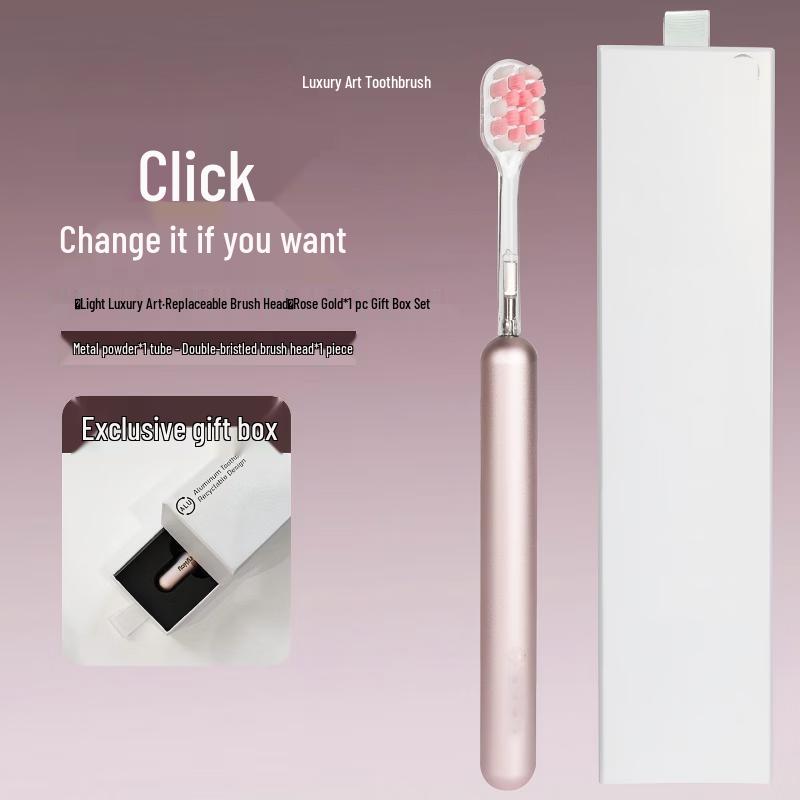 Mi Ling Aluminum Alloy Soft-Bristle Electric Toothbrush CN plug (adapter included)