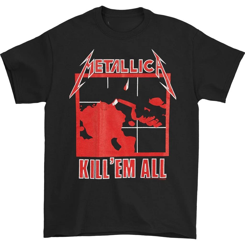 Metallica Kill 'Em All T-shirt High-end Luxury Is for Both Men and Women Top Y2k Summer Hot Sale