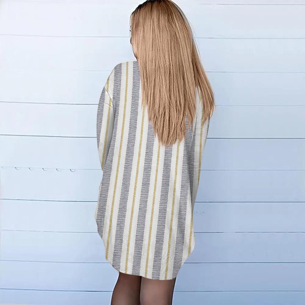 GMXIA Autumn Women's Print Cardigan Long-sleeved Casual Coat