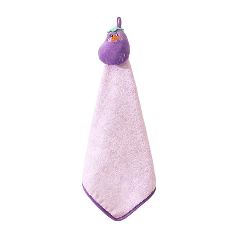 Children Hand Towel Funny Towel Microfibre Absorbent Towels Hanging Quick Drying Absorbent Wash Cloths for Kitchens