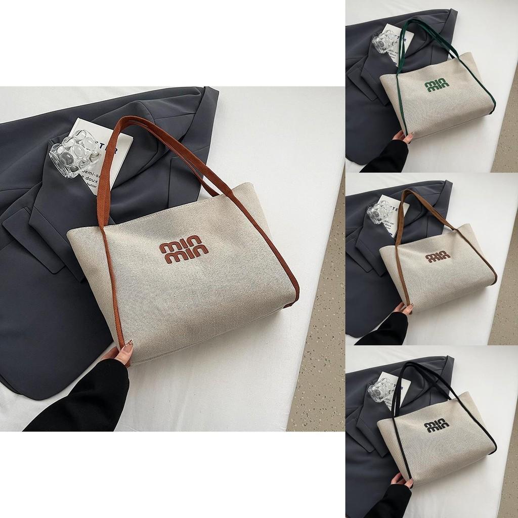 Stylish And Spacious Canvas Tote Bag For Women Ideal For Autumn Winter Casual Outings