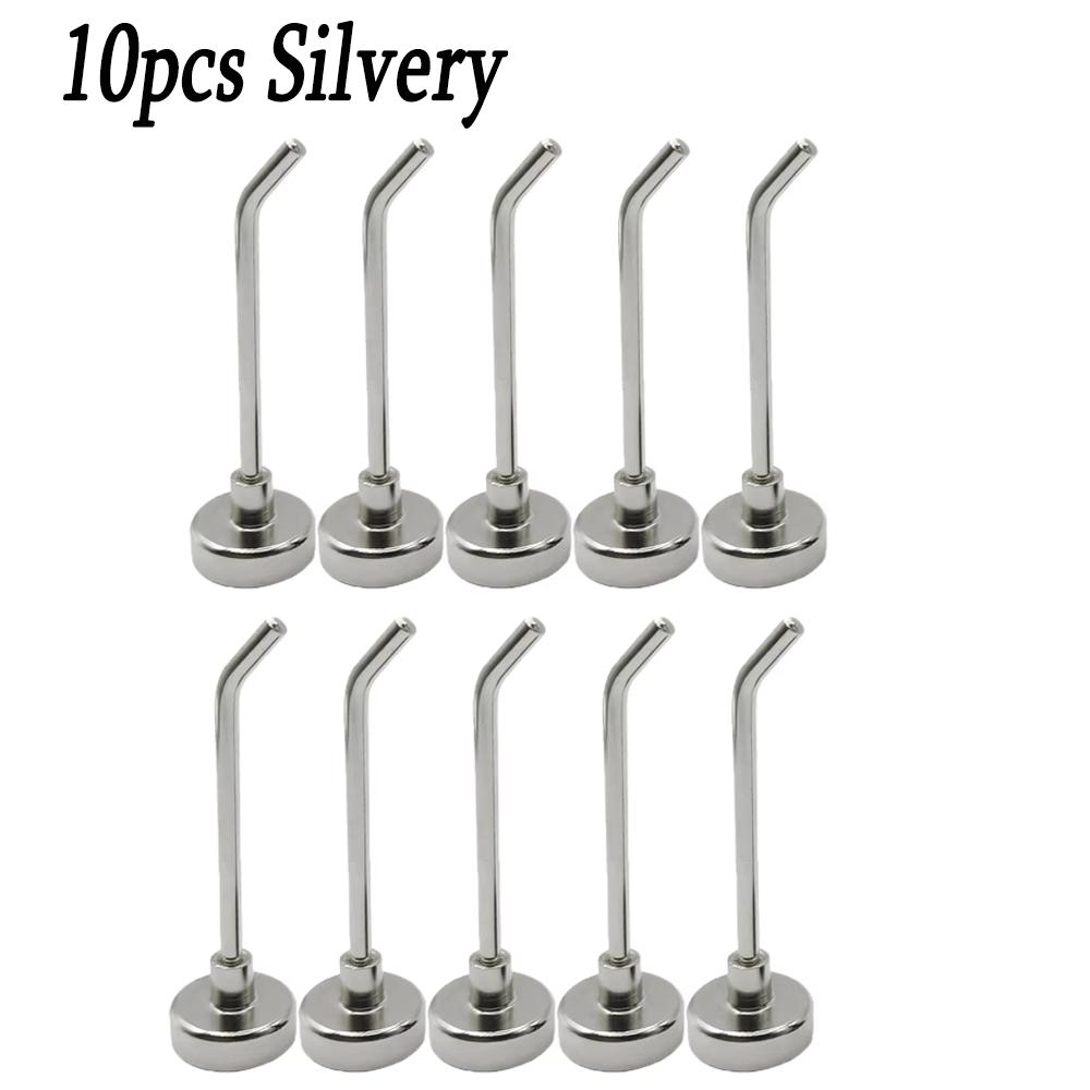 5/20pcs Strong Magnetic Hook Multi Purpose Suspension Removable Bracket Household Towel Kitchen Bar Storage Hooks Storage Tools