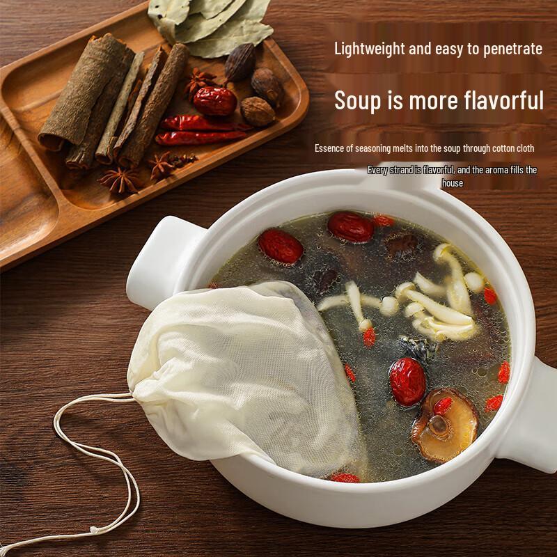 Återanvändbara muslinpåsar för sovsilning