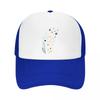 Whimsical Floral Paw Breeze Burst Mesh Baseball Cap Casual Hat Outdoor  For Womens Unisex FeUnisex