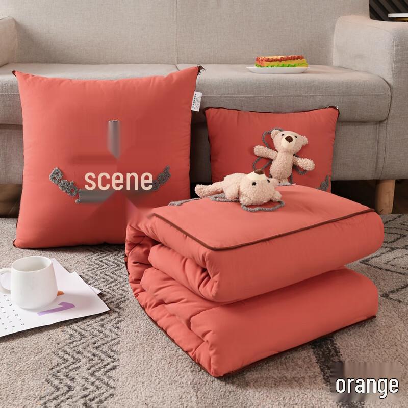 

3D Little Bear Pillow Blanket