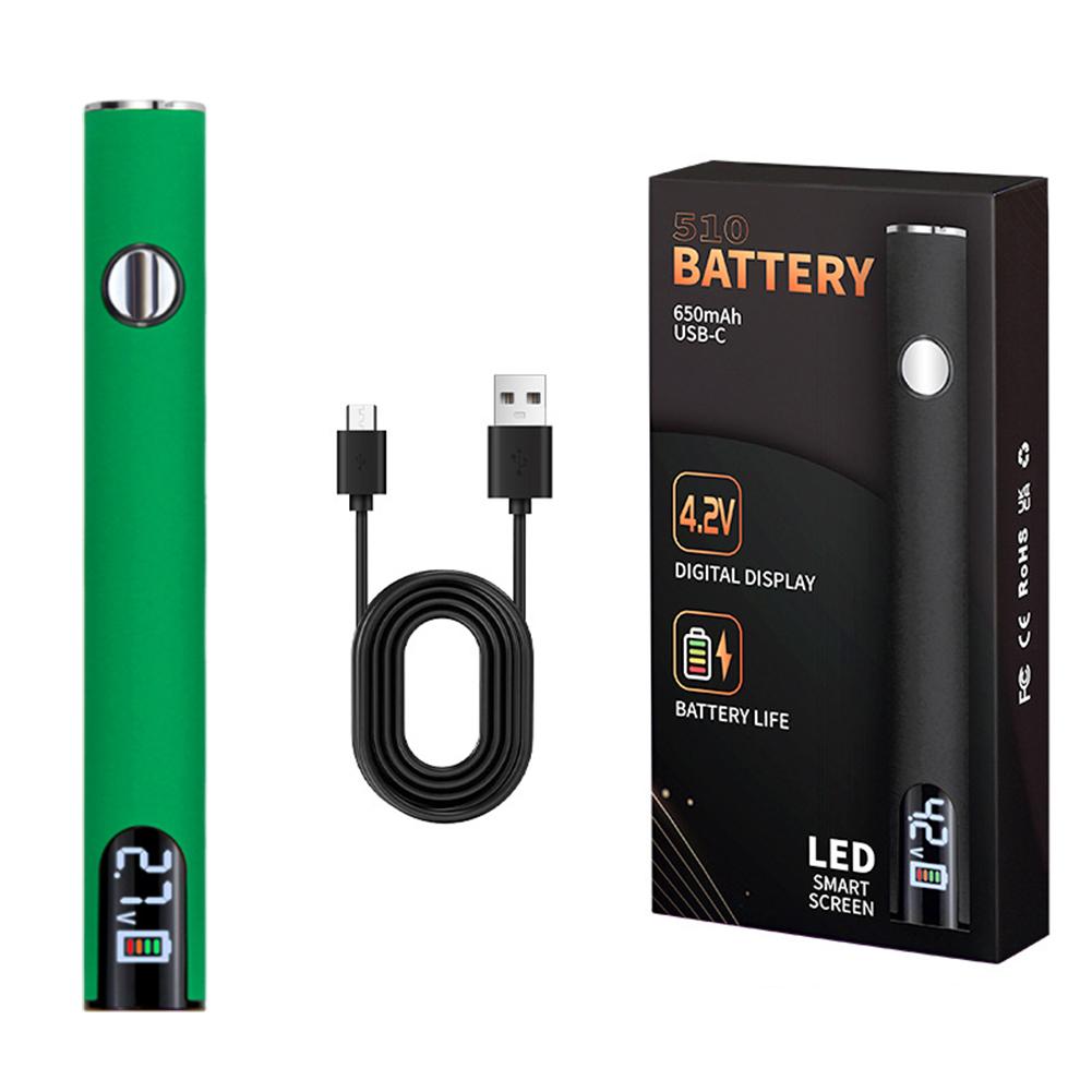 510 Thread Battery Cart Pen Adjustable Voltage Portable Electric Soldering Iron Welding Kit 650mAh Battery Solder Repair Tools