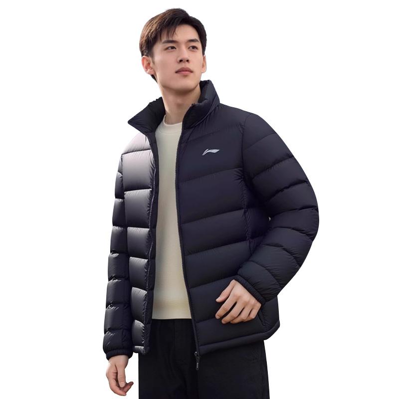 Li-Ning Trendy Versatile Fitness Training Warm Down Jacket Unisex outerwear AMMY155-1