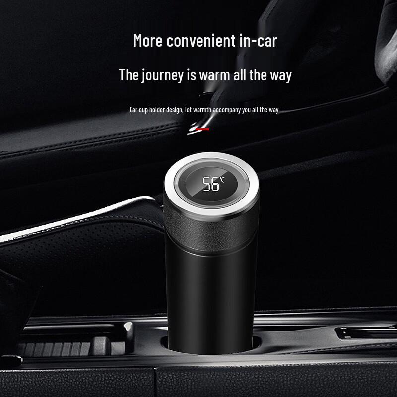 Shangqi Smart Temperature Display Stainless Steel Thermos Bottle