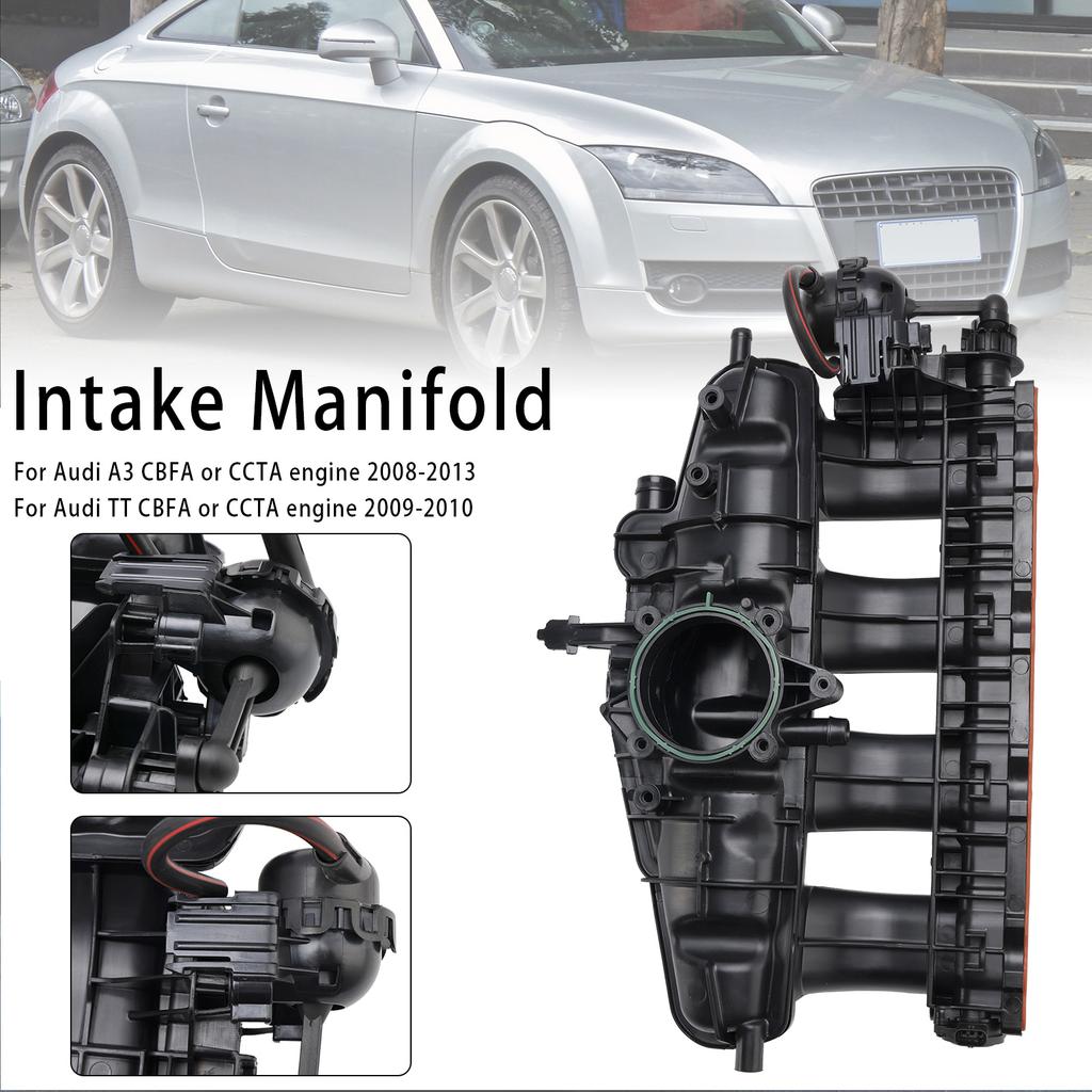 Air Inlet Intake Manifold 06J133201BD Fit VW Scirocco 137 2008-2016 Coupe 2.0