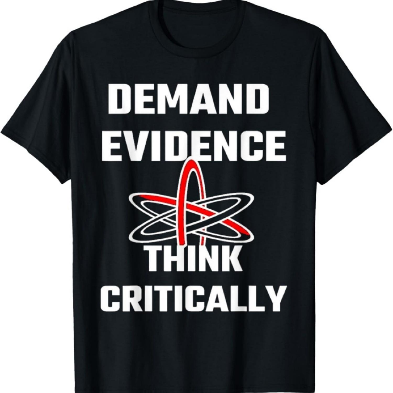 

Demand Evidence Think Critically T-shirt XXXXXL чёрный