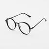 Men's and Women's Couple Metal Round Frame Glasses Frame