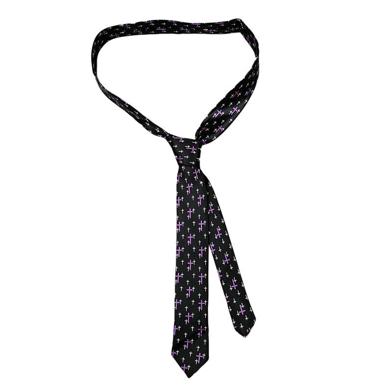 Zebra Leopard Print LOVE Poker 5cm Tie with Unisex Shirt - Versatile, Customizable