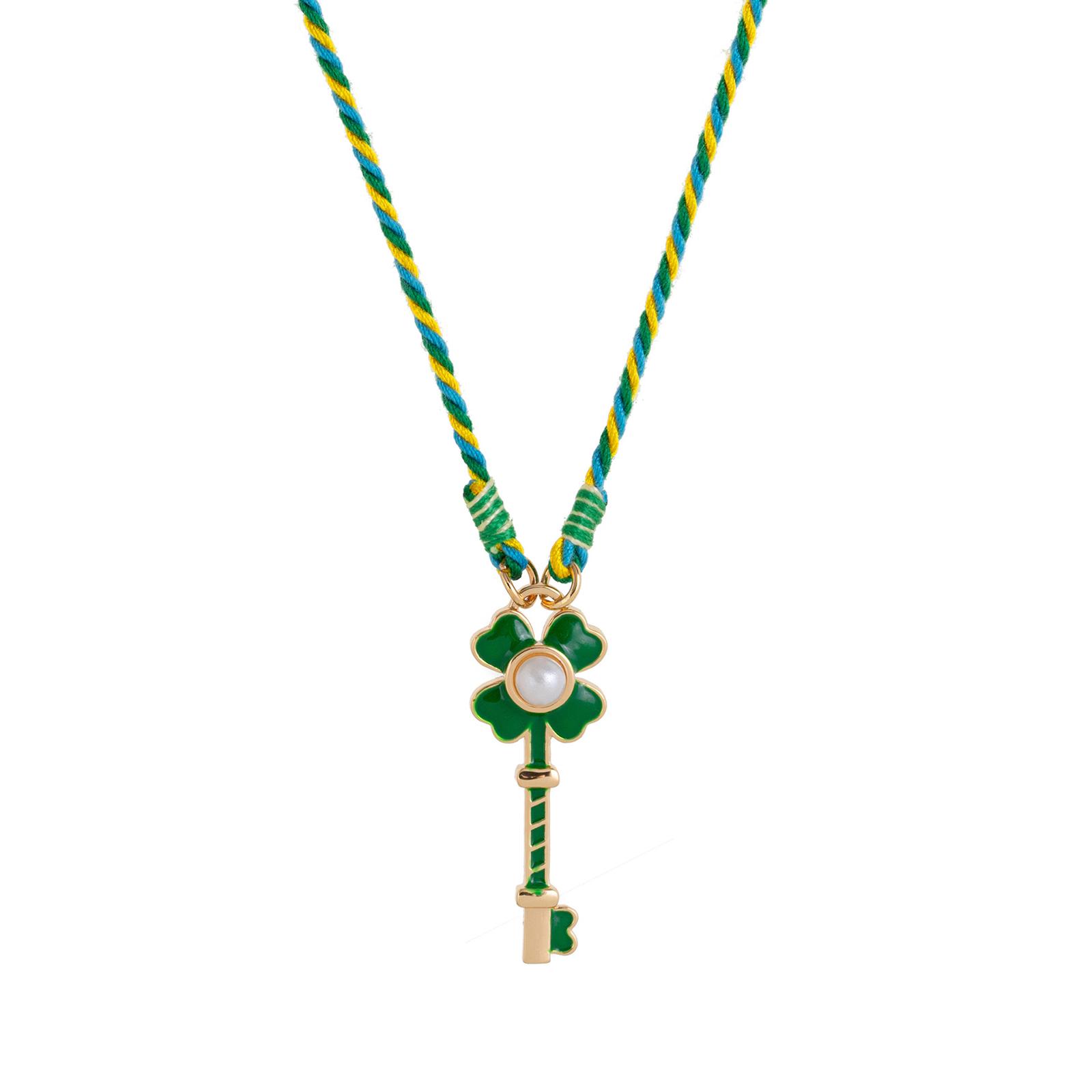 

Playful Multicolor Leaf Heart Charm Necklace Featuring Dopamine Color Palette Effortless Style For Casual Or Formal Outfits