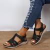 Fashion Summer Shoes Women's Wedge Sandals New Open Toe Platform Casual Shoes for Women Outdoor Light Flat Ankle Strap Women Sandals