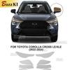 Pro Toyota Corolla Cross LEXLE -2024 Film na světlomet Zrcátko TPU Ochranný film Předřezaný Odolný proti poškrábání Černý průhledný