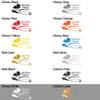 Motorhome Stripes Vinyl Stickers For Camper Van Horsebox Caravan RV Car Accessories Graphics Adventure Awaits Decoration Decals