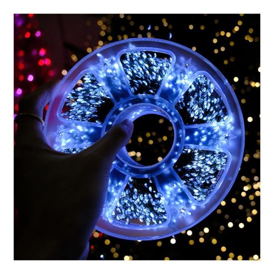 LED Copper Wire String Lights Waterproof 8 Modes String Light LED Beaded Fairy Christmas Light for Roof Wedding Party Outdoor Indoor Garden Tree Decor