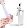 Portable USB Rechargeable 180mAh Lampa UV LED Nail Lamp for Manicure Curing Light White