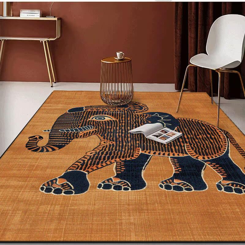 American Kitchen Floor Mats PVC Leather Waterproof Doormat Anti-slip Balcony Sink Carpet Anti-fouling Dirt-resistant Foot Mats