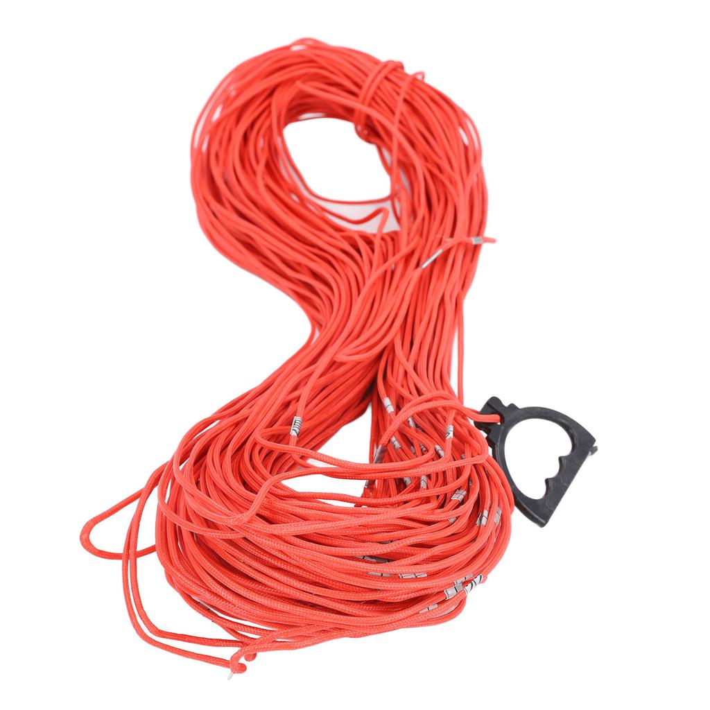 Well Measuring Rope 100M Nylon Multifunctional Railway Road Measuring Rope for Engineering