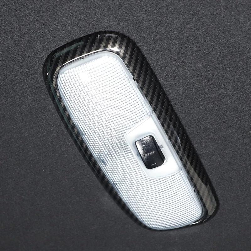 Decorație pentru cadru de lumini de citire din spate pentru mașină în stil fibră de carbon, potrivită pentru Ford Ranger 2015- Interior auto