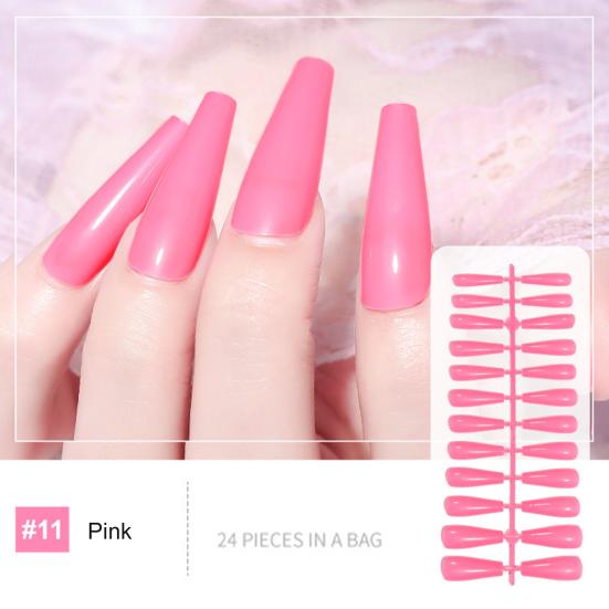Detachable FALSE Color Eco-friendly Nails Exquisite Solid