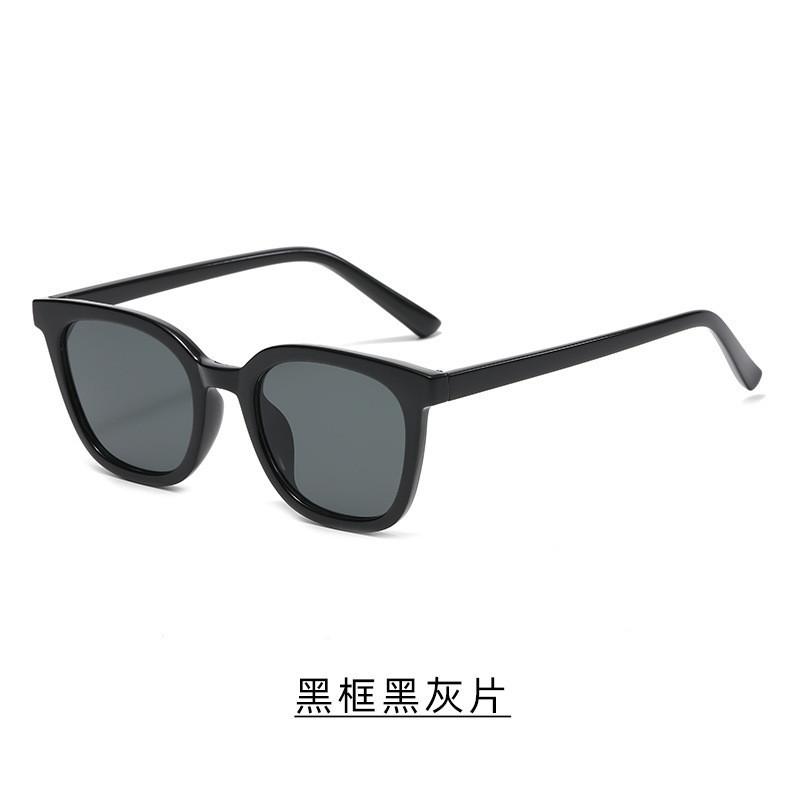 

Fashion Ol Square Frame Sunglasses With Uv400 Protection For Summer Outings BlackFrameBlackGrey