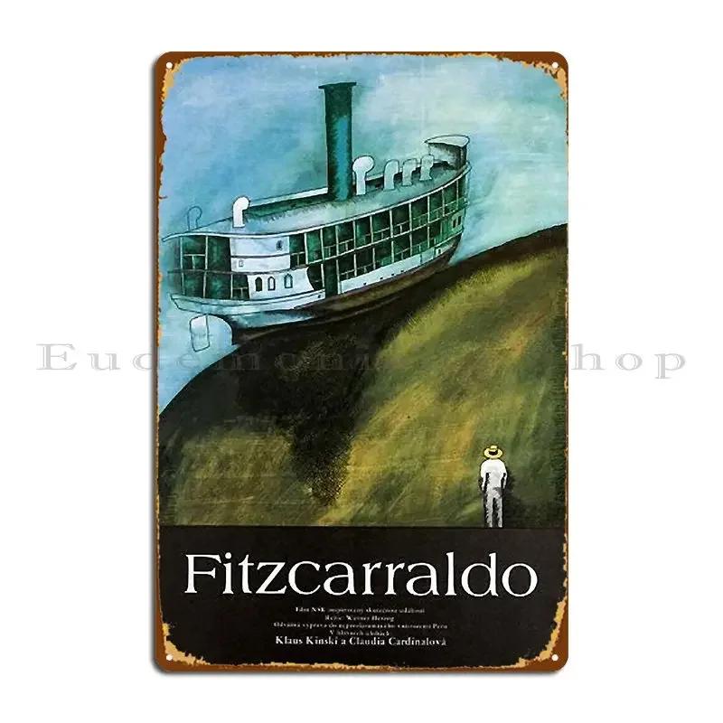 Fitzcarraldo Metal Plaque Designs Party Design Cave Club Tin Sign Poster 20x30cm(7.8x11.8inch)