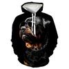 Trend Rottweiler Mønster Hettegensere For Menn Vår Høst Mote 3D Hunder Trykt Langermet Sweatshirts Løs Streetwear Hettegenser