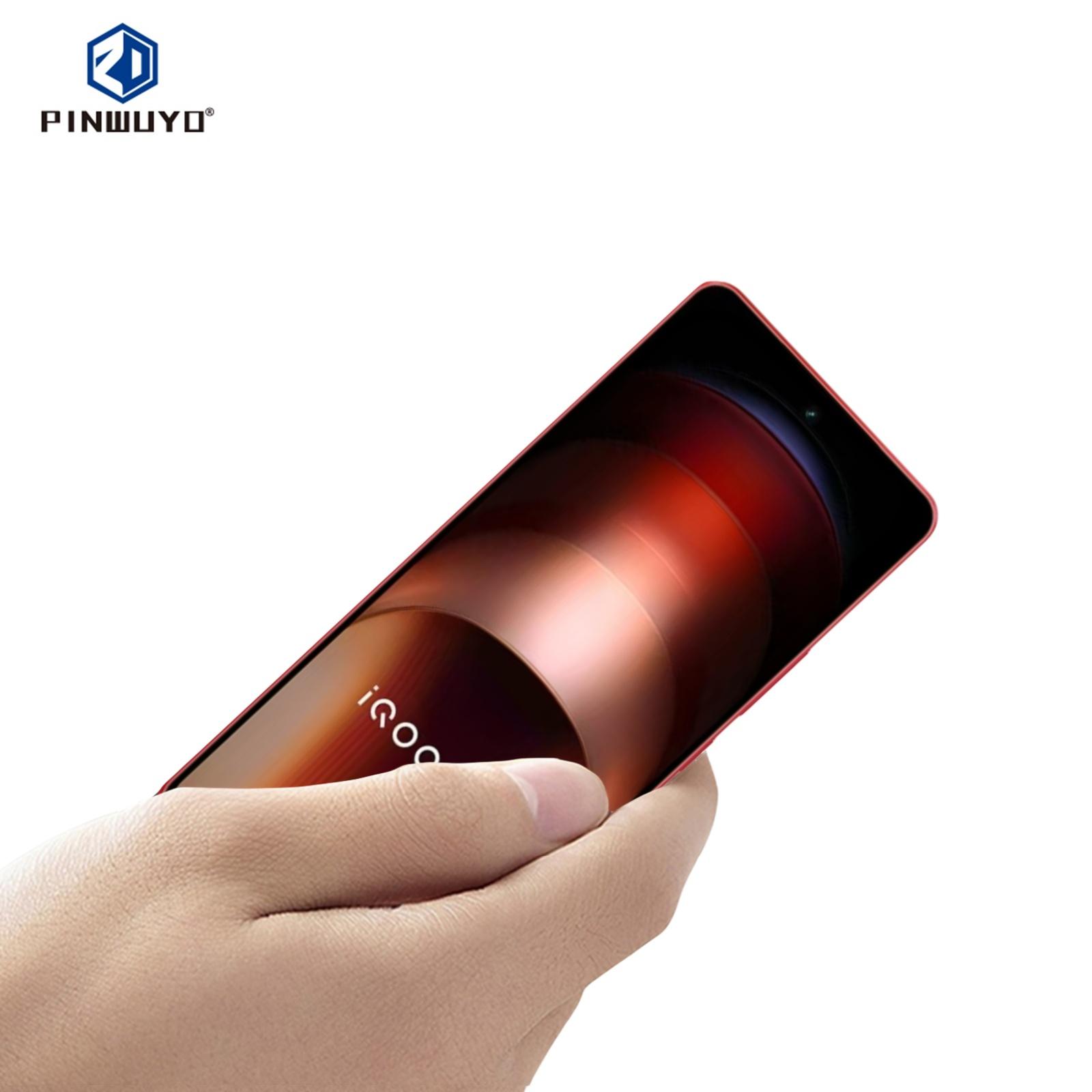 

For vivo iQOO Neo9 Pro 5G Tempered Glass Film PINWUYO JK Series-2 9H Full Screen Protector Black