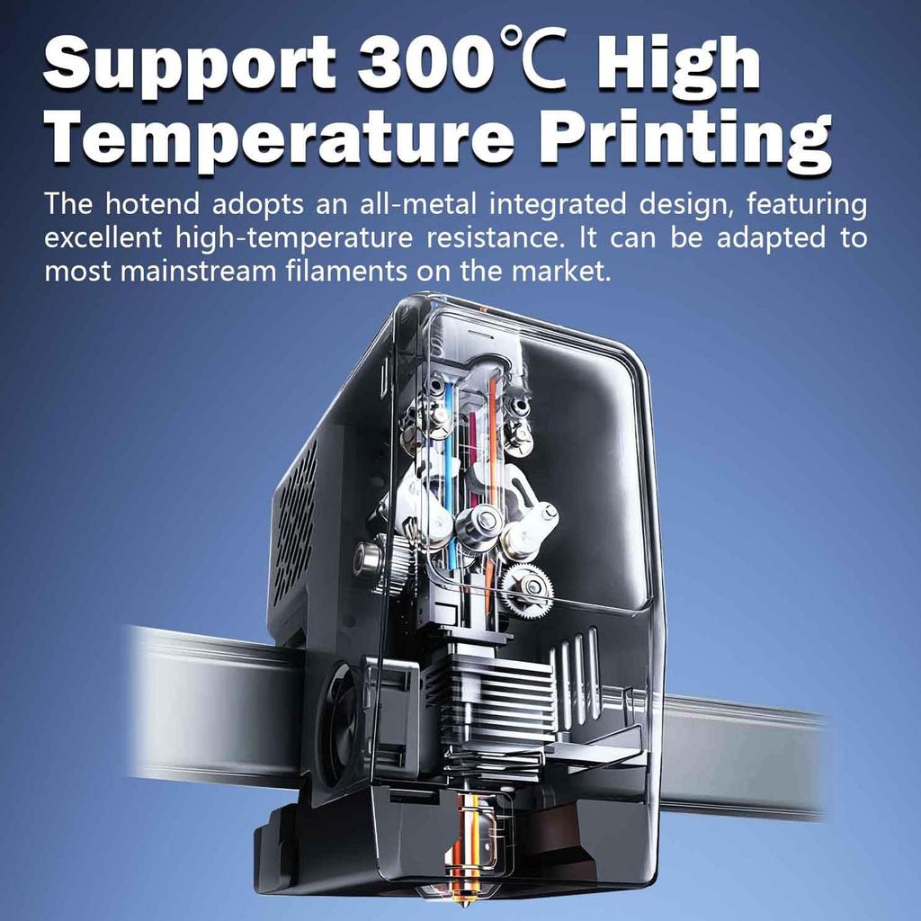Anycubic Kobra X 3D Yazıcı için 2 Adet 0,4 mm Hotend Nozul Değişimi Sertleştirilmiş Çelik Hızlı Değiştirilebilir Nozul