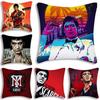 Classic Movie Scarface Vintage Pillow Covers Cartoon Sofa Decorative Home Double-Sided Printing Short Plush Cute Cushion Cover