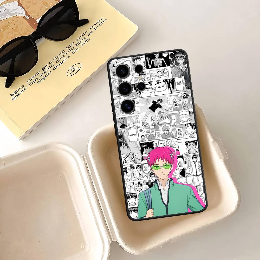 The D-Disastrous Life Of Saiki K Case For Samsung Galaxy Case S25 S23 S22 S21 S30 S20 S10 Ultra Plus FE TPU Soft Cover