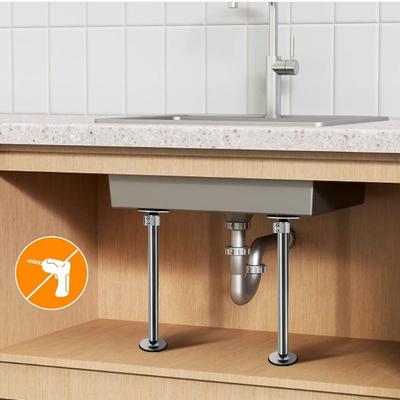 Adjustable Undermount Sink Support Telescopic Kitchen Sink Bracket  Bottom Installation