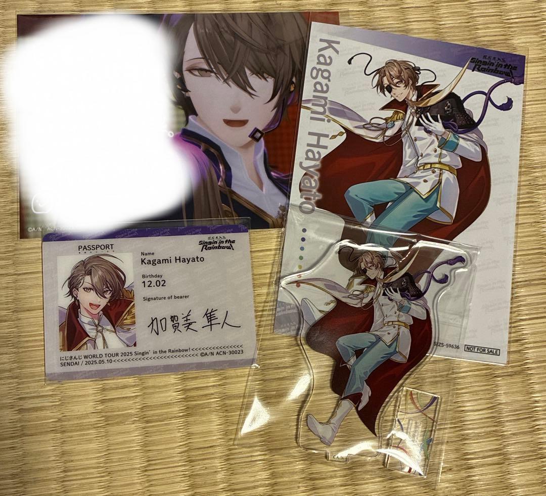 [USED] Nijisanji SitR Sendai Bonus Paid Bonus Acrylic Stand Kagami Hayato
