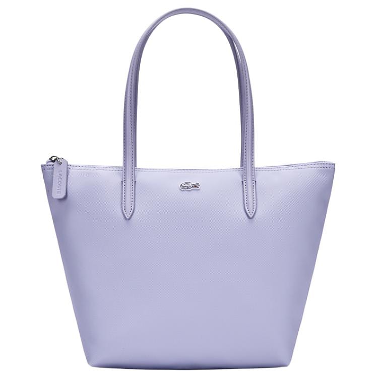 LACOSTE PVC Tote Bag, Shopping Bag, Shoulder Bag Medium Women's Light Purple NF2037PM-R47