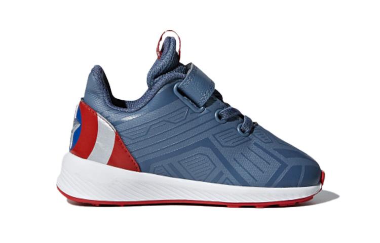 adidas Rapida Run Avengers I Breathable Low Top Toddler Shoes Blue Red Infant And Toddler AH2652