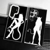 Devil Girl Silhouette Cool Shockproof Phone Case for Samsung Galaxy S26 Edge S25 Ultra S24 FE S23 Plus S21 Cover Anti Fall Funda