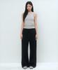 MUSINSA STANDARD WOMAN Women'S Rn Wide Elastic Waist Pants [Black]