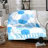 Custom Name Minecraft Adventure Quest Blanket for Couch & Bed, Plush Cozy Fuzzy Blanket Super Soft & Warm Blankets for Fall and Winter. 0908442