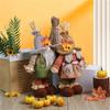 Decorative Rudolf Gnomes Stuffed Doll, Maple Leaf Craft for Autumn Displays