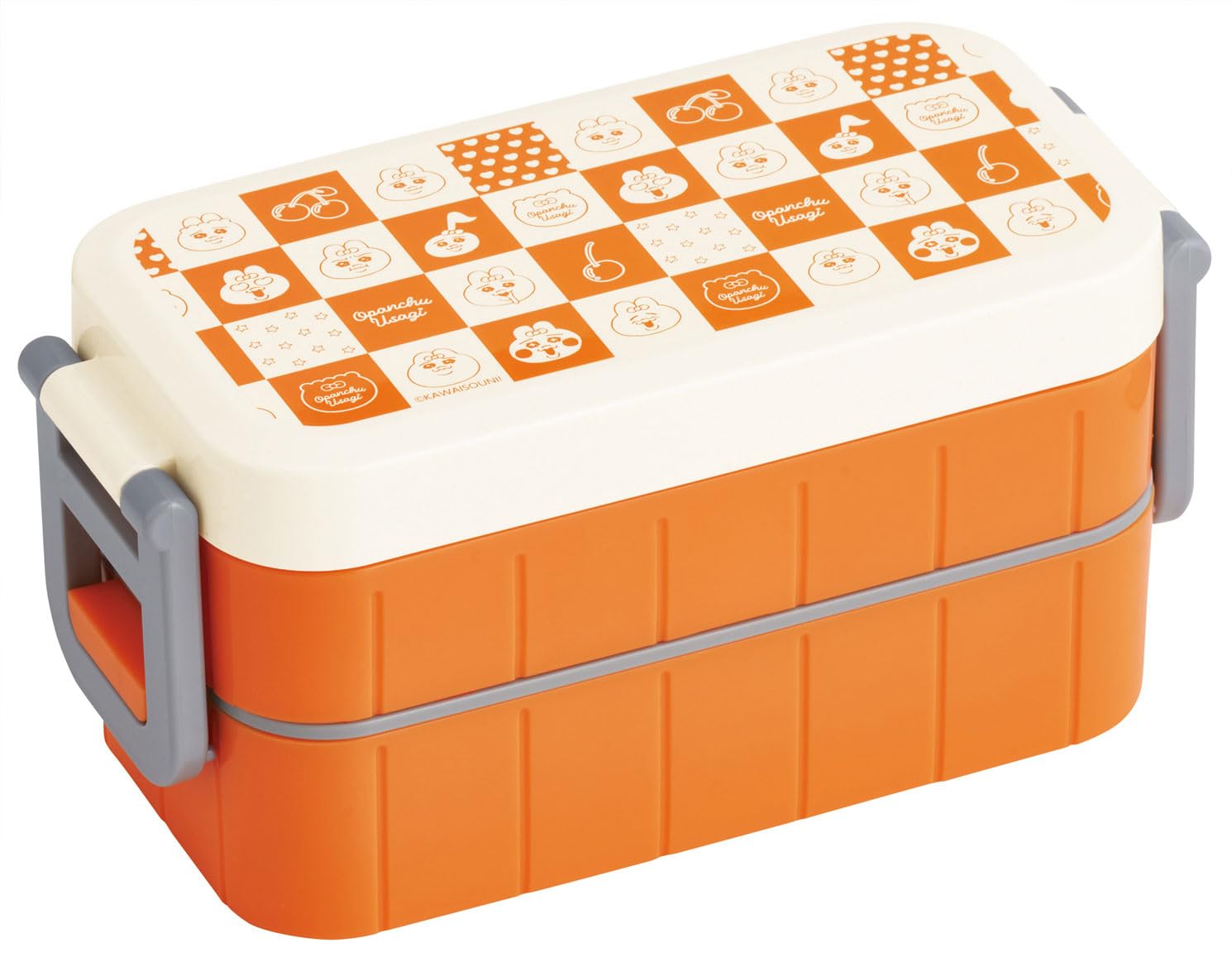 Skater Lunch Box with Ice Made in Pack, 2-Tier, 600ml, Japan, Opanchuusagi (Panty Rabbit) YZW3IC-A