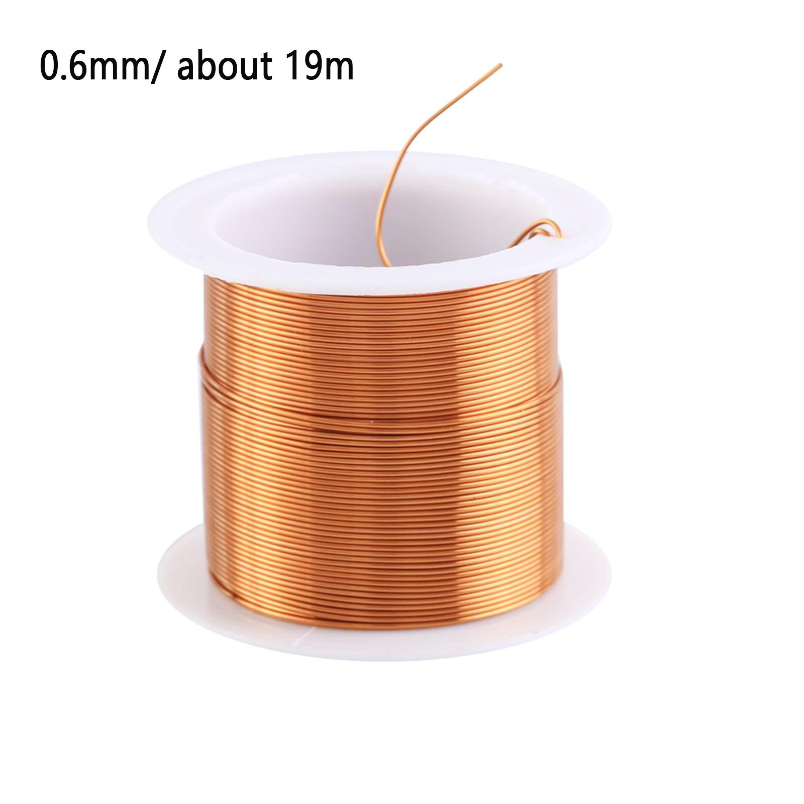 

0,1 мм-1,5 мм мідний лакований дріт Кабель Мідний дріт Магнітний дріт Емальований мідний обмотувальний дріт Котушка Мідний дріт 0.6mm-19m