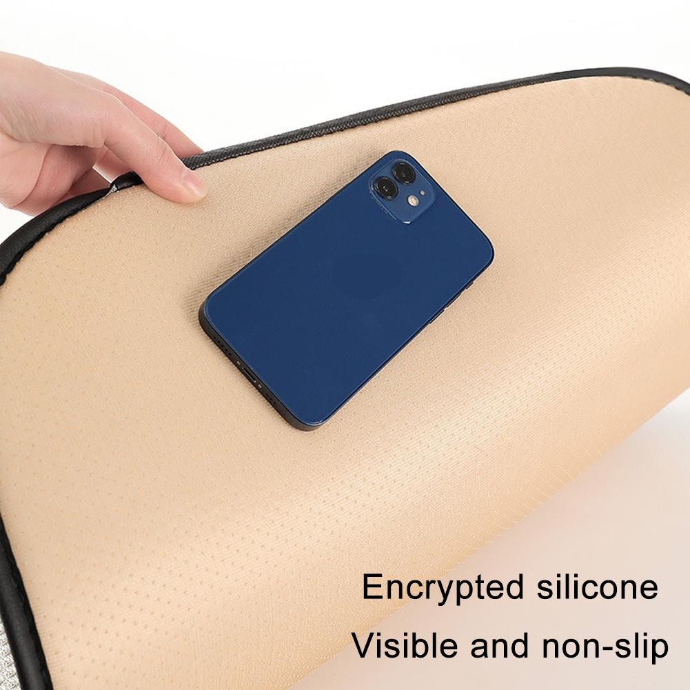 Cover Breathable Ice Silk Mat Cushion Cover Protector Non-slip Car Accessories For Comfort And Cooling In